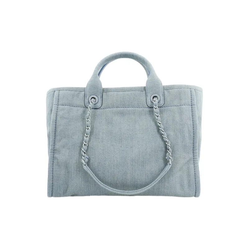 CHANEL Medium Denim 23S Shopping Bag Light Blue AS3351-3