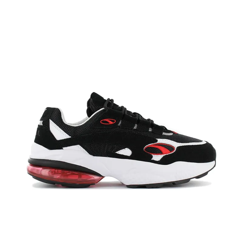 PUMA Cell Venom Low Top Running Shoes Black/White-1