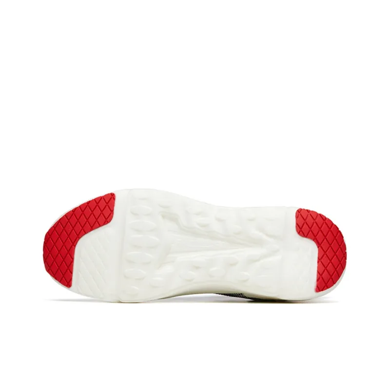 ANTA Training Shoes Men Low Top Ivory White/Black-4