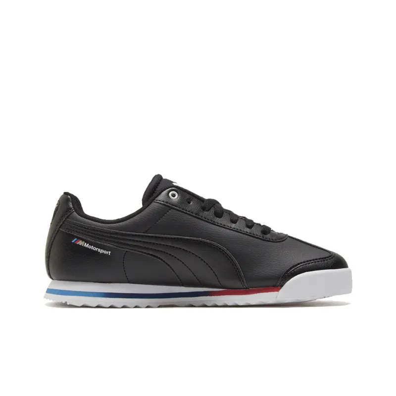 PUMA Bmw Mms Roma Low Top Running Shoes Black/White-1