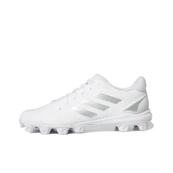 Adidas Purehustle 2.0 Molded Cleats Wear-Resistant Low-Top Training Shoes Women's White