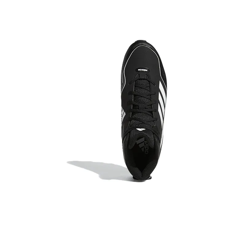 Adidas Icon 7 Mid Md Cleats 'Black White'-4