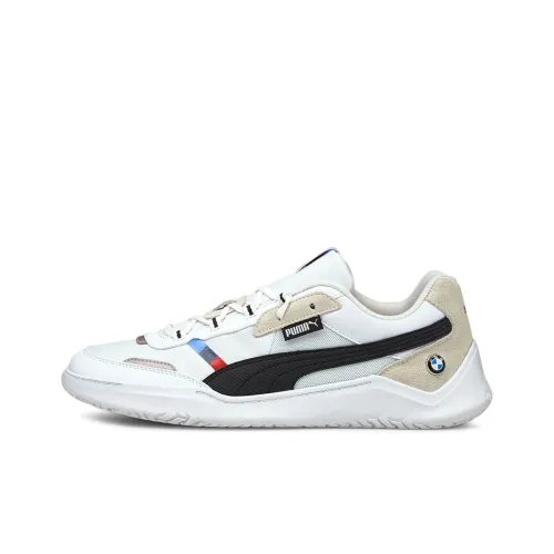 PUMA BMW M Motorsport Training Shoes Men Low-Top White/Beige/Black