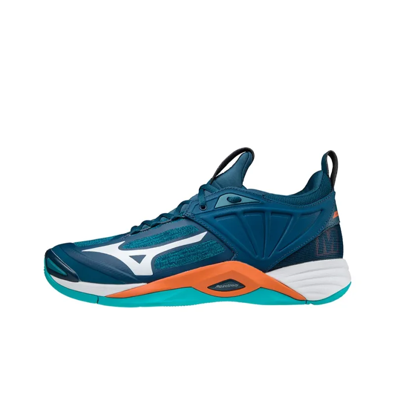 Mizuno Wave Momentum 2 'Blue White Orange'-0