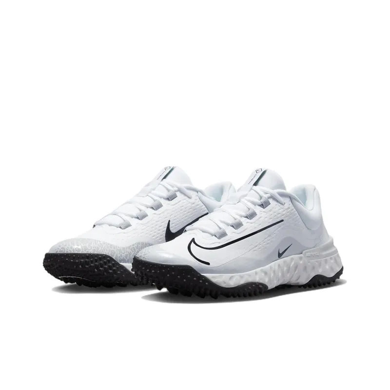 Nike Alpha Huarache Elite 4 Tf 'White Pure Platinum' Women's-2