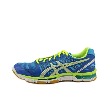 Asics Gel Cyber Shot Training Shoes Men Low Top Blue/Yellow