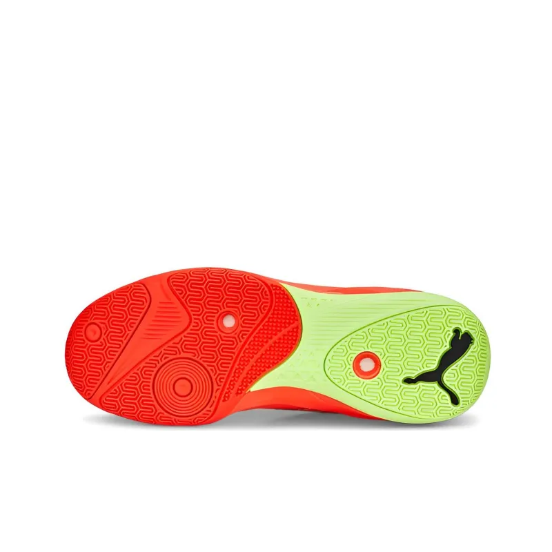 PUMA Eliminate Power Nitro 2 Racquet 'Red Blast Fast Yellow'-4
