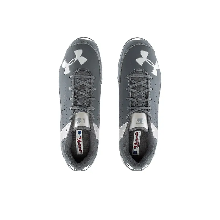Under Armour Cushioned Anti-Slip Wear-Resistant Breathable Lightweight Low-Top Training Shoes Men's Gray-2