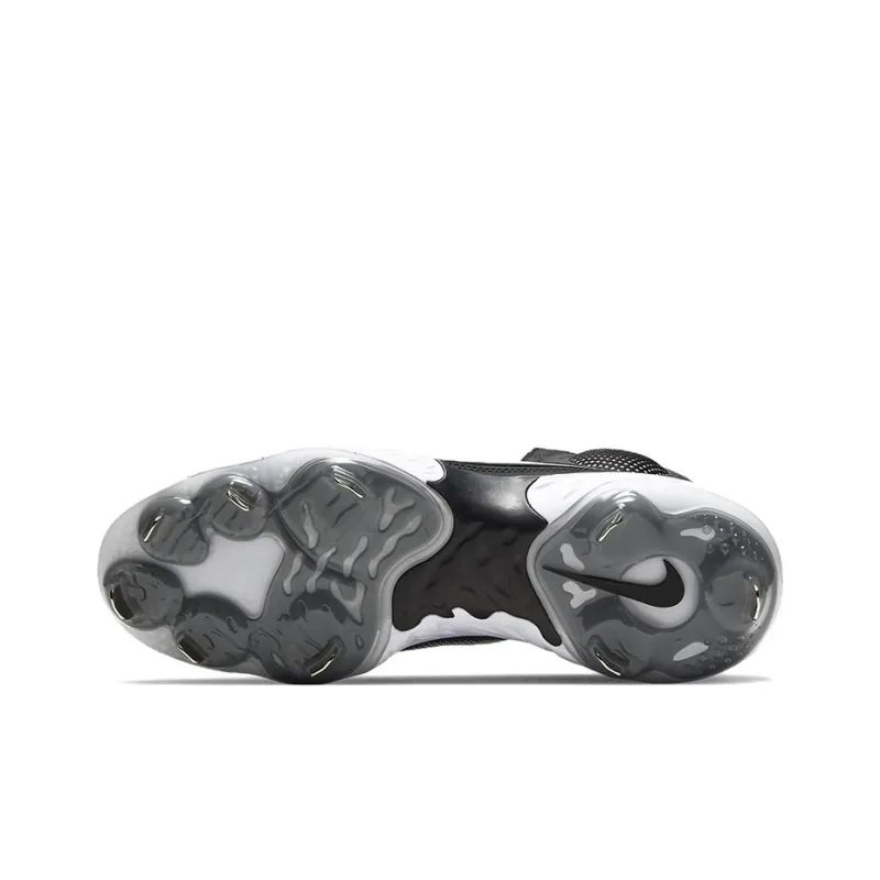 Nike Alpha Huarache Elite 3 Mid 'Black Light Smoke Grey'-5