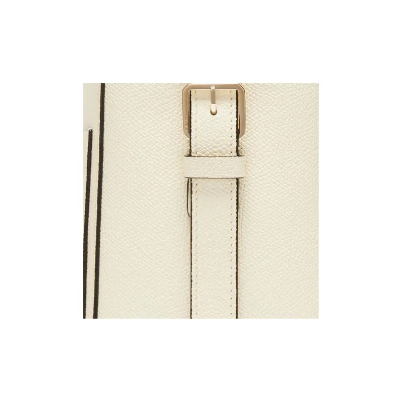 Valextra Calfskin Bucket Bag, Shoulder Bag, Crossbody Bag, Handbag Mini Women's Beige-3