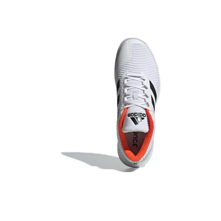 Adidas Forcebounce Handball Cushioning Breathable Low Top Training Shoes Men's White Black-4