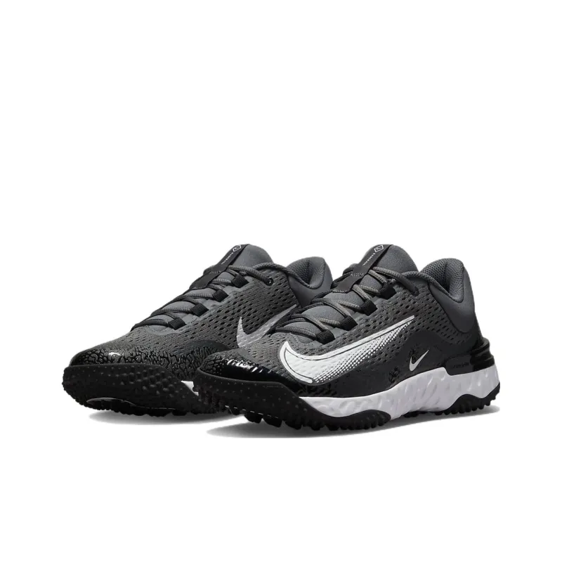 Nike Alpha Huarache Elite 4 Tf 'Black White'-2