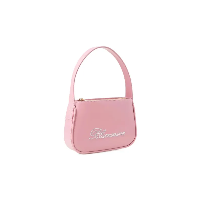Blumarine Cow Leather Handbag Shoulder Bag Mini Women's Pink-3