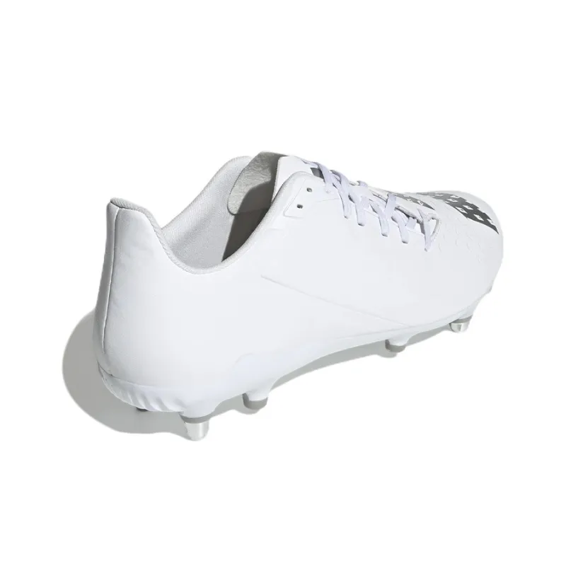 Adidas Malice SG Da Rugby Wear-Resistant Low-Top Training Shoes Men's White-3
