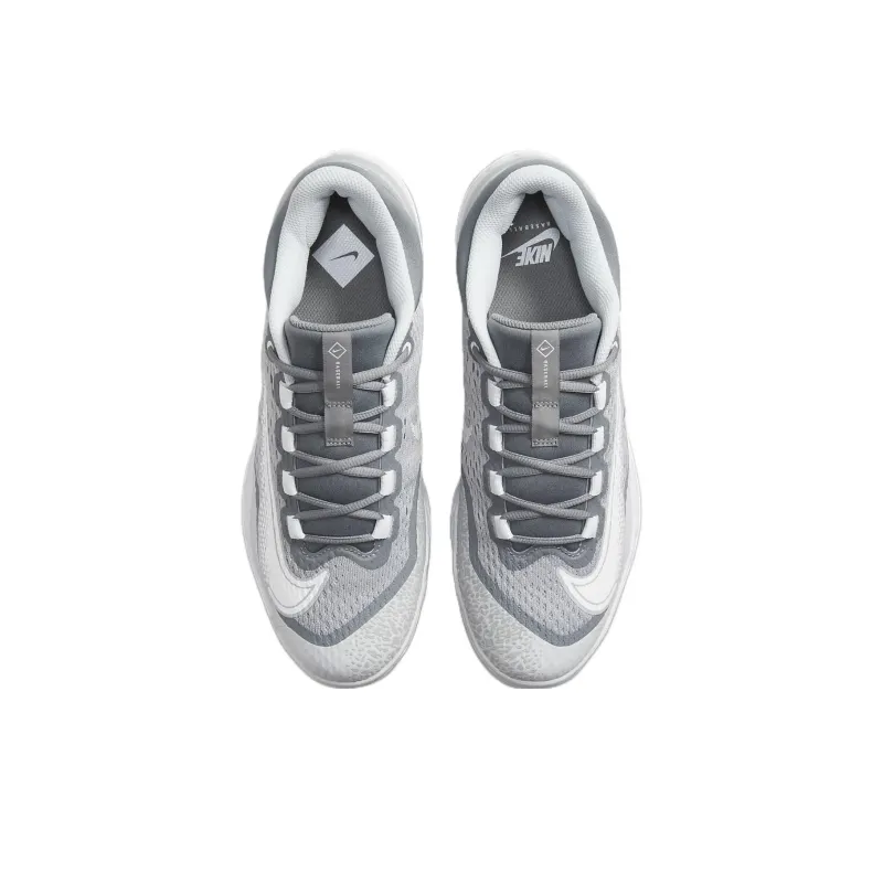 Nike Alpha Huarache Elite 4 Low 'Wolf Grey White'-3