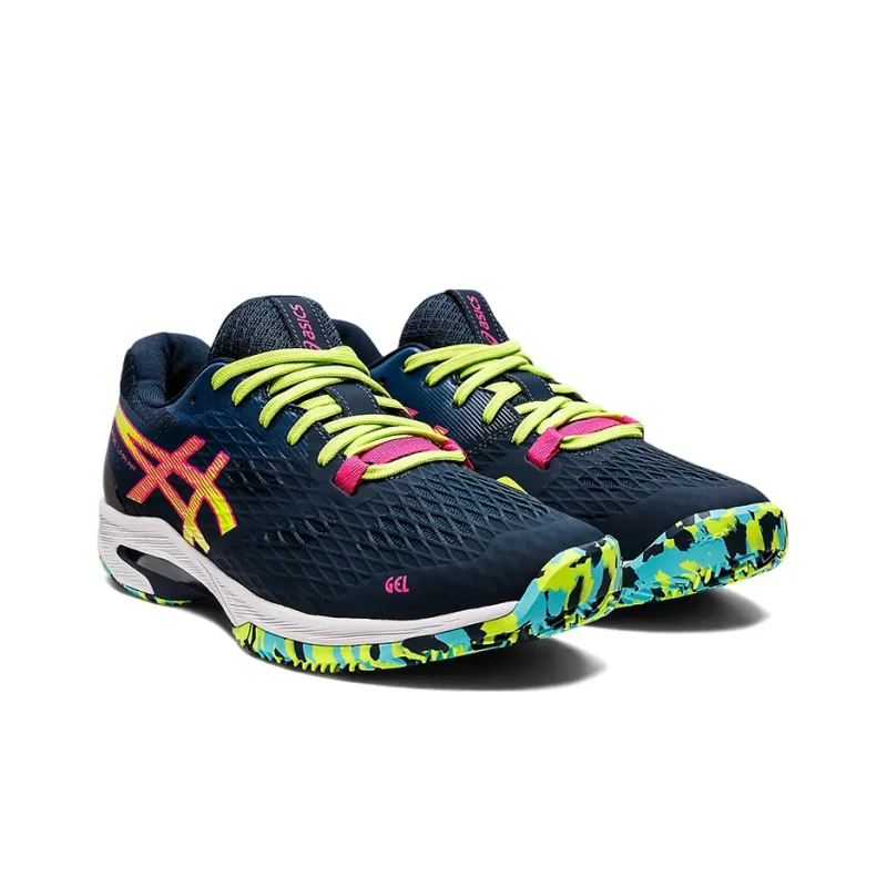 Asics Gel-Contend 6 Padel Lima FF Cushioning Anti-Slip And Wear-Resistant Low-Top Training Shoes Men's Blue Green-2