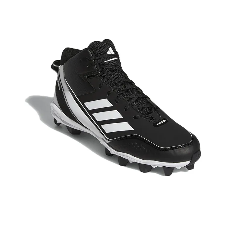 Adidas Icon 7 Mid Md Cleats 'Black White'-2