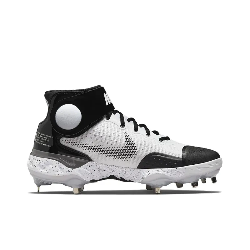 Nike Alpha Huarache Elite 3 Mid 'White Black'-1