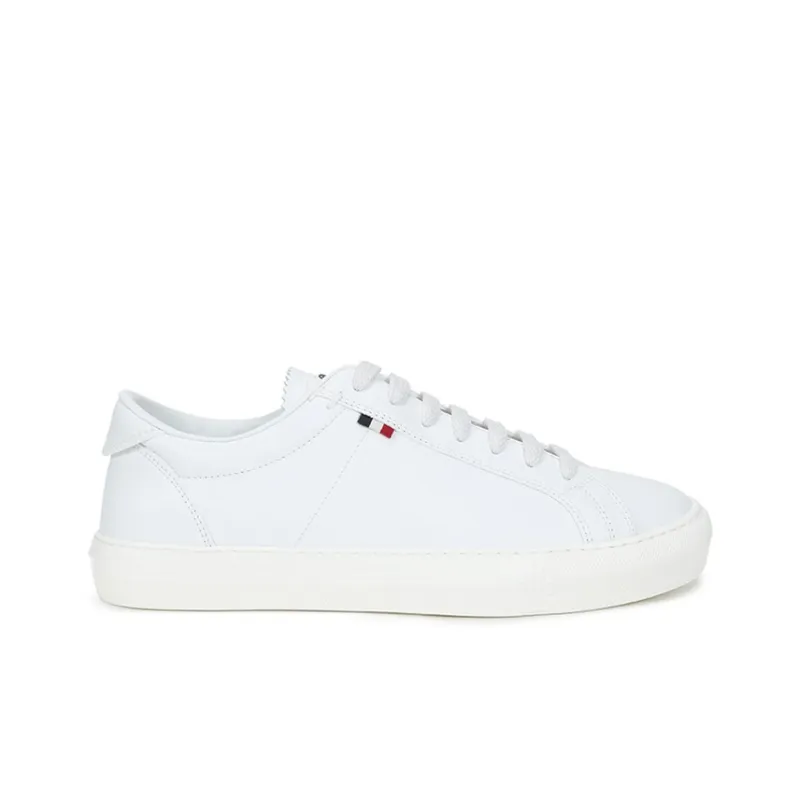 Moncler NEW MONACO Stylish Skateboarding Shoes Men's White-1