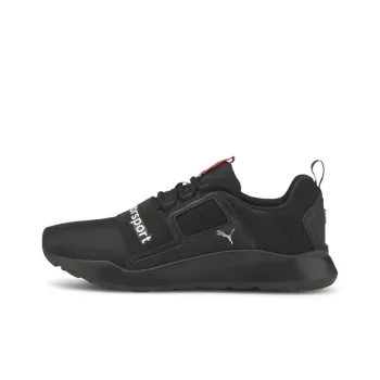 PUMA Wired Bmw Mms Run Anti-Slip Wear-Resistant Breathable Lightweight Low-Top Training Shoes Men's Black