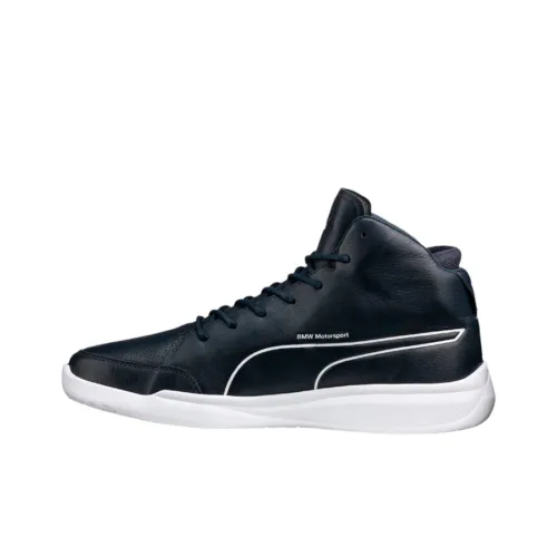 PUMA BMW M Series Training Shoes Men Mid-Top Dark Blue