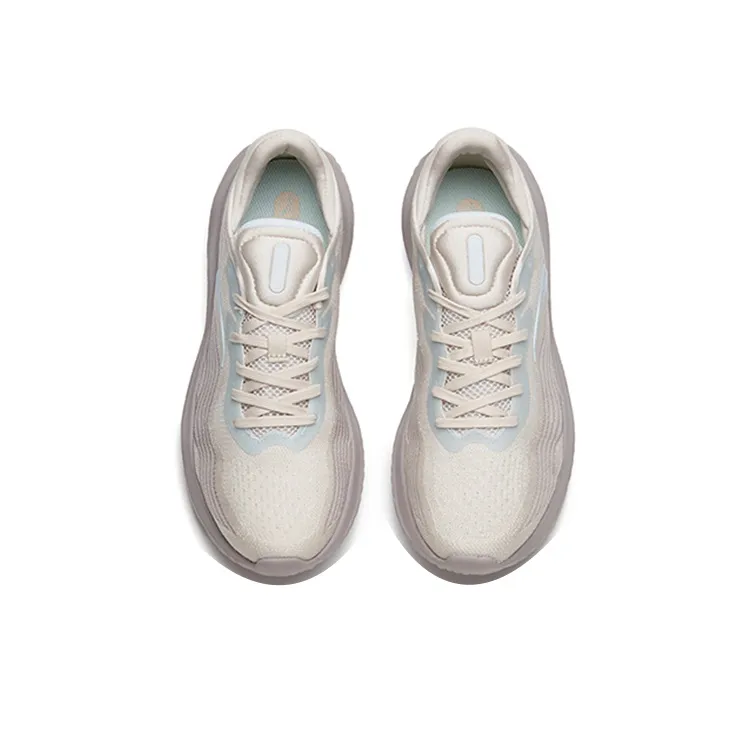 ANTA Variety Training Collection Training Shoes Women's Low Top Mud Gray/Illusion Blue-3
