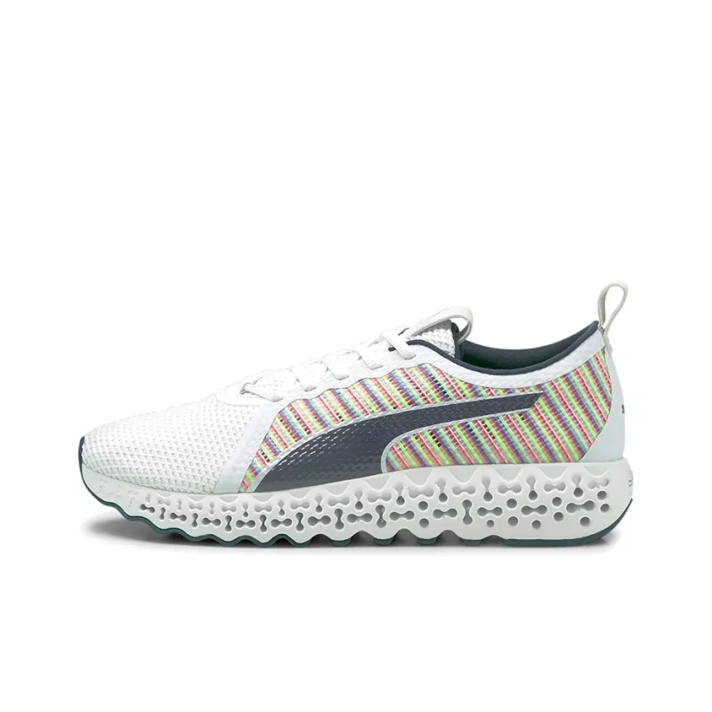 PUMA Calibrate Runner SP Low-Top Training Shoes Men's White Gray Multicolor-0