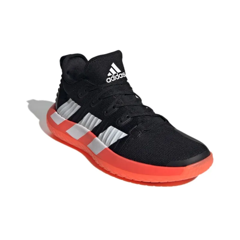 Adidas Stabil Next Gen Primeblue Handball Shoes 'Black Solar Red'-2