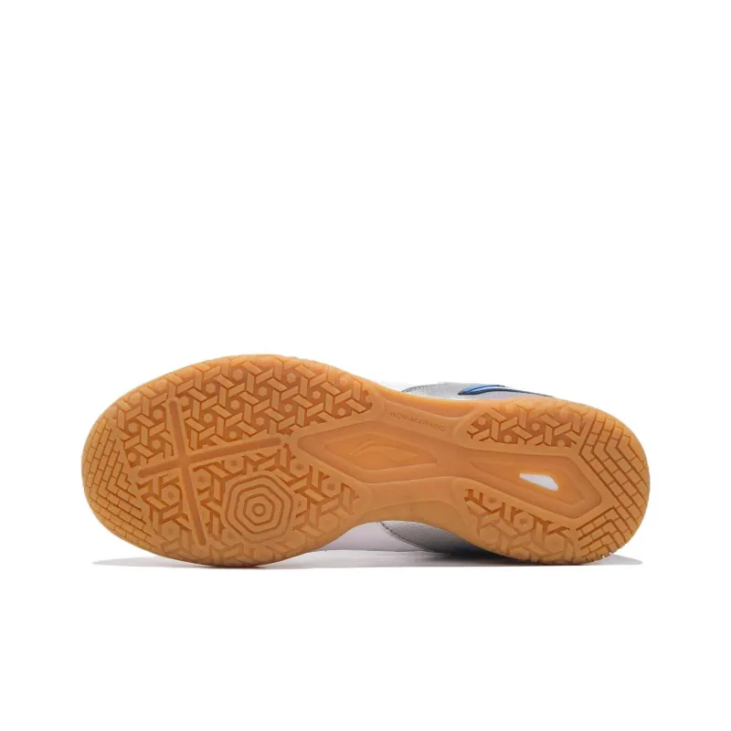LiNing Cushioned Slip-Resistant Abrasion-Resistant Low-Top Training Shoes Women's White Blue-6