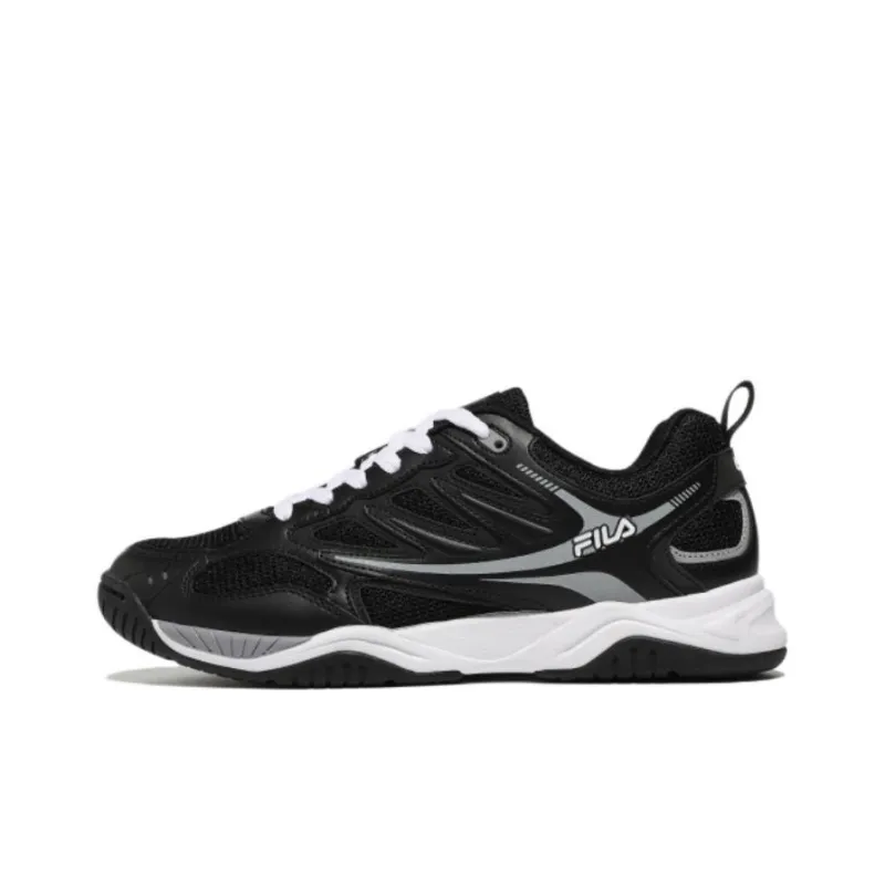 FILA NRE I3 Anti Slip Wear Resistant Low Top Training Shoes Unisex Black Korean Style-0