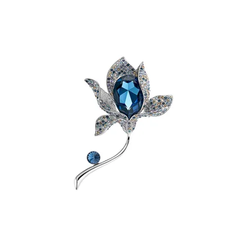 HMZ Brooches Women's Blue