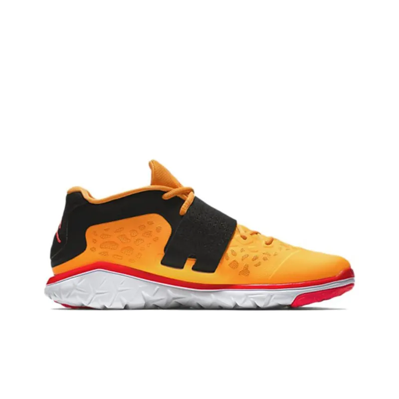 Jordan Flight Flex Trainer 2 Cushioning, Slip Resistant, And Abrasion Resistant Low Top Training Shoes Men's Yellow-1