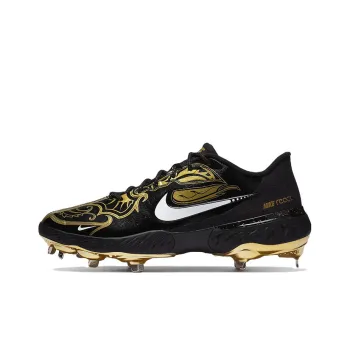 Nike Alpha Huarache Elite 3 Low Premium 'Black Metallic Vivid Gold'