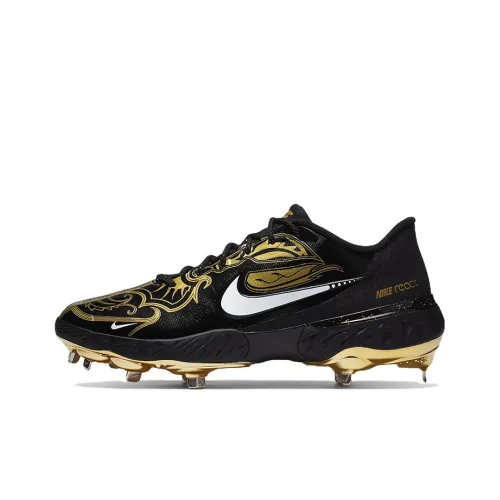 Nike Alpha Huarache Elite 3 Training Shoes Men Low-Top Black/Gold