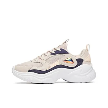 ANTA Training Shoes Women's Low Top Lotus Gray/Spectrum Purple/Fluorescent Highlight Powder