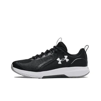 Under Armour Charged Commit 3 4E Wide 'Black White'