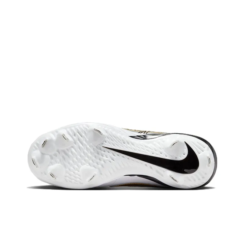 Nike Cortez Lunar Cortez Baseball Cushioning Anti-Slip And Wear-Resistant Low-Top Training Shoes Men's White Gold-5
