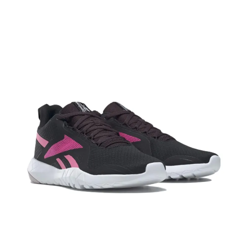 Reebok Flexagon Force 3 Anti-Slip Wear-Resistant Low-Top Training Shoes Women's Black Pink-2