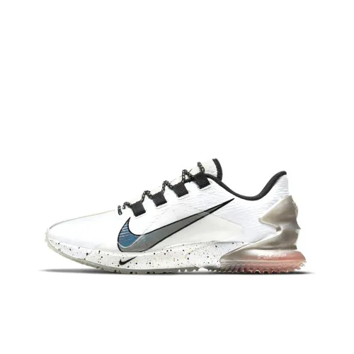 Nike Force Zoom Trout 7 Turf Training Shoes Men Low-Top White/Black/Pink/Silver