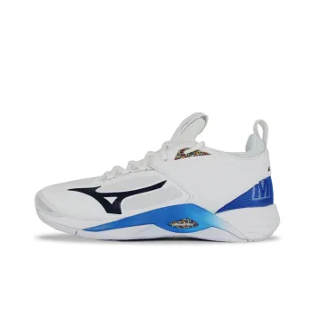 Mizuno Wave Momentum 2 'White Black Blue'