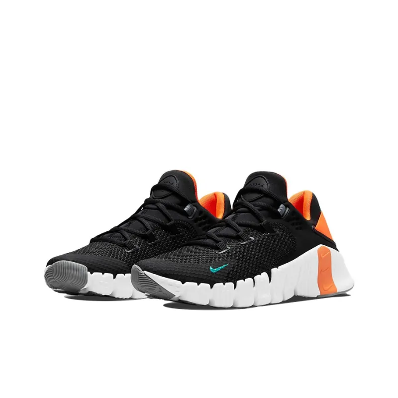 Nike Free Metcon 4 'Black Total Orange Emerald'-2