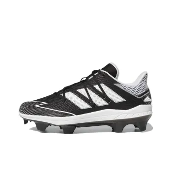 Adidas Adizero Afterburner 7 Pro Tpu Cleats Anti-Slip Wear-Resistant Low-Top Training Shoes Men's Black White