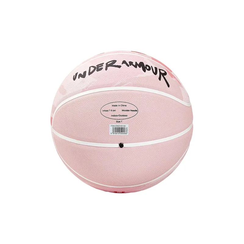 Under Armour Rubber Basketball Sky Pink Size 7 Training Competition Unisex-4