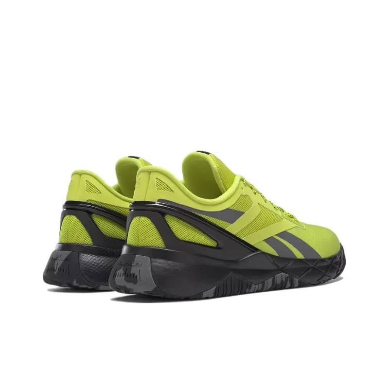 Reebok Nanofle TR Cushioning Anti-Slip And Wear-Resistant Low-Top Training Shoes Black Yellow-3