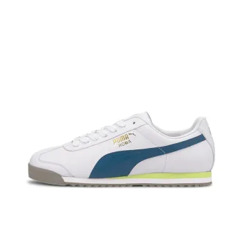 PUMA Roma Training Shoes Men Low-Top White/Blue/Yellow