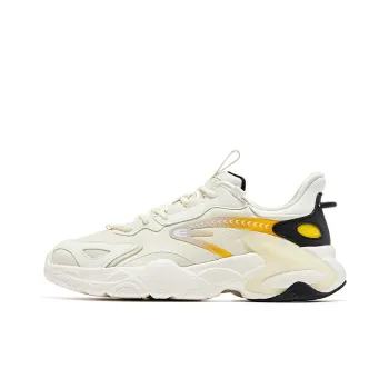 Erke Bullets Low Top Training Shoes Men's White Yellow