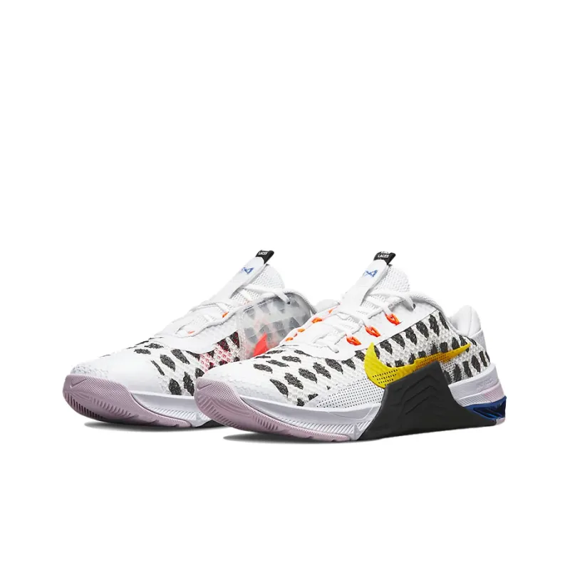 Nike Metcon 7 White Black Print Women's-2