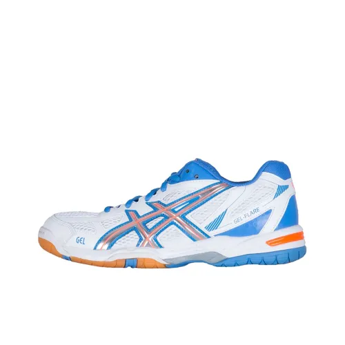 Asics Gel-Flare 5 Training Shoes Women's Low-Top White/Blue/Orange