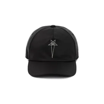 RICK OWENS/RO Nylon Baseball Caps Men's Black