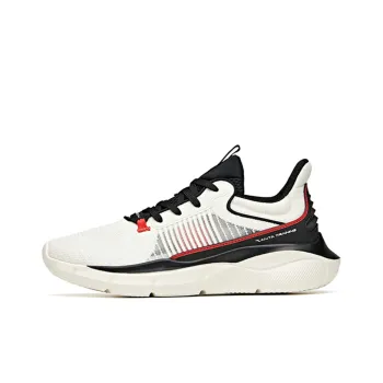 Anta Variety Training Collection Wear Resistant Low Top Training Shoes Men's White Black